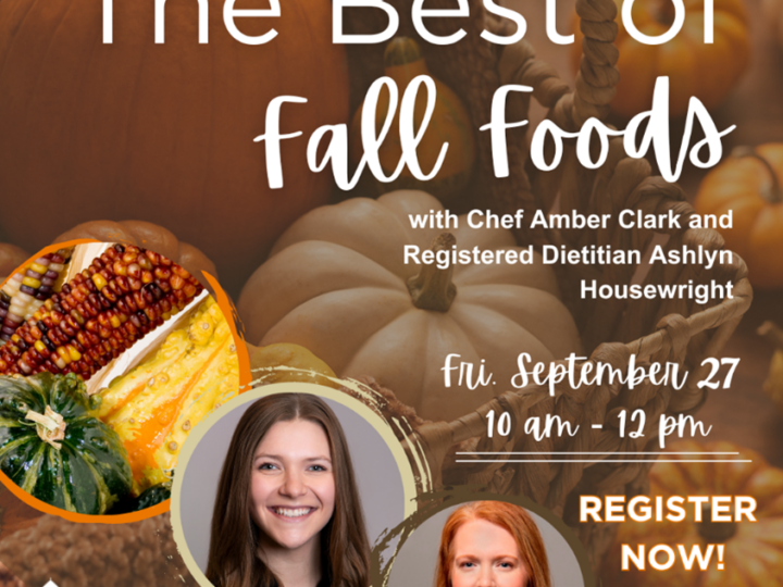 KICK OFF THE FALL SEASON WITH A CULINARY ADVENTURE IN THE MEMORIAL HOSPITAL TEACHING KITCHEN